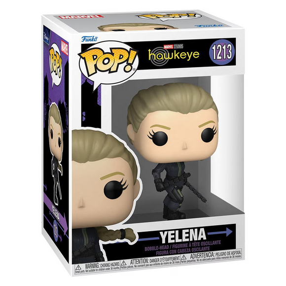 Funko POP! Marvel: Hawkeye - Yelena Vinyl Figure #1213 - Bards & Cards