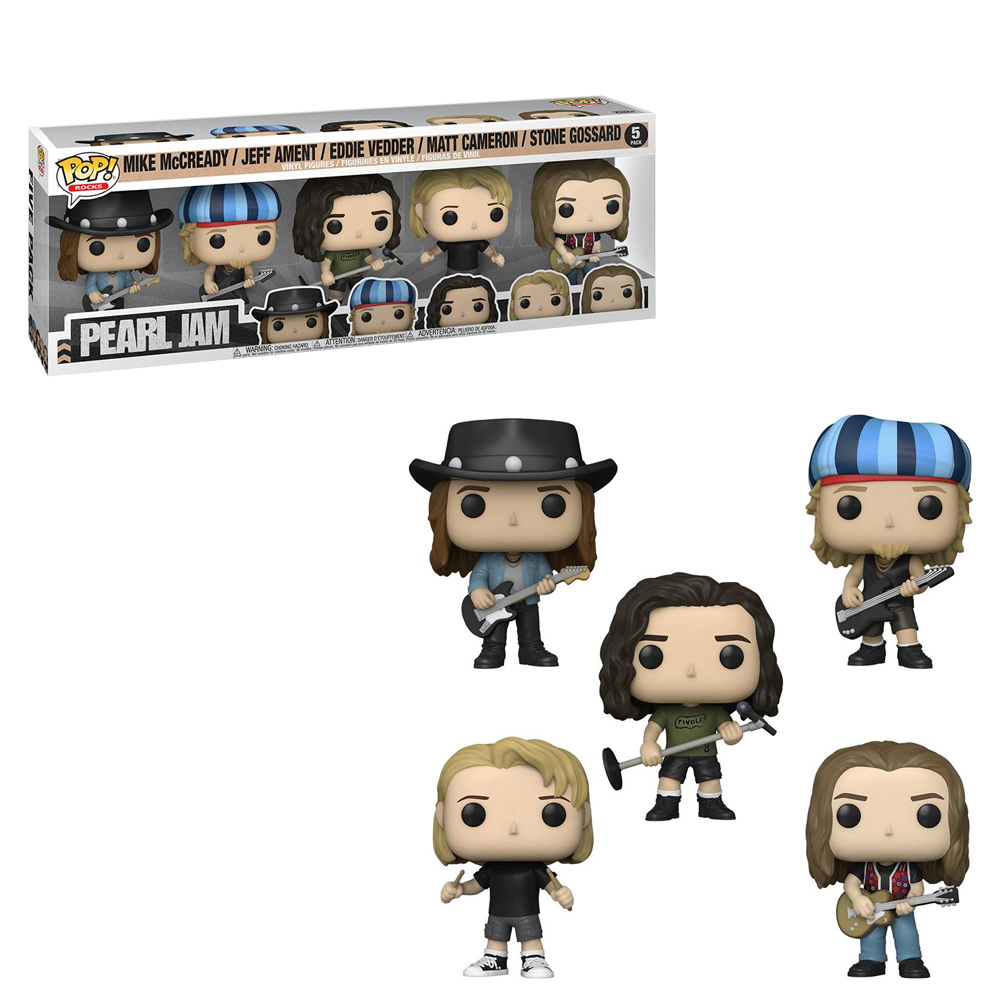 Funko POP! Rocks - Pearl Jam 5-Pack Vinyl Figure - Bards & Cards