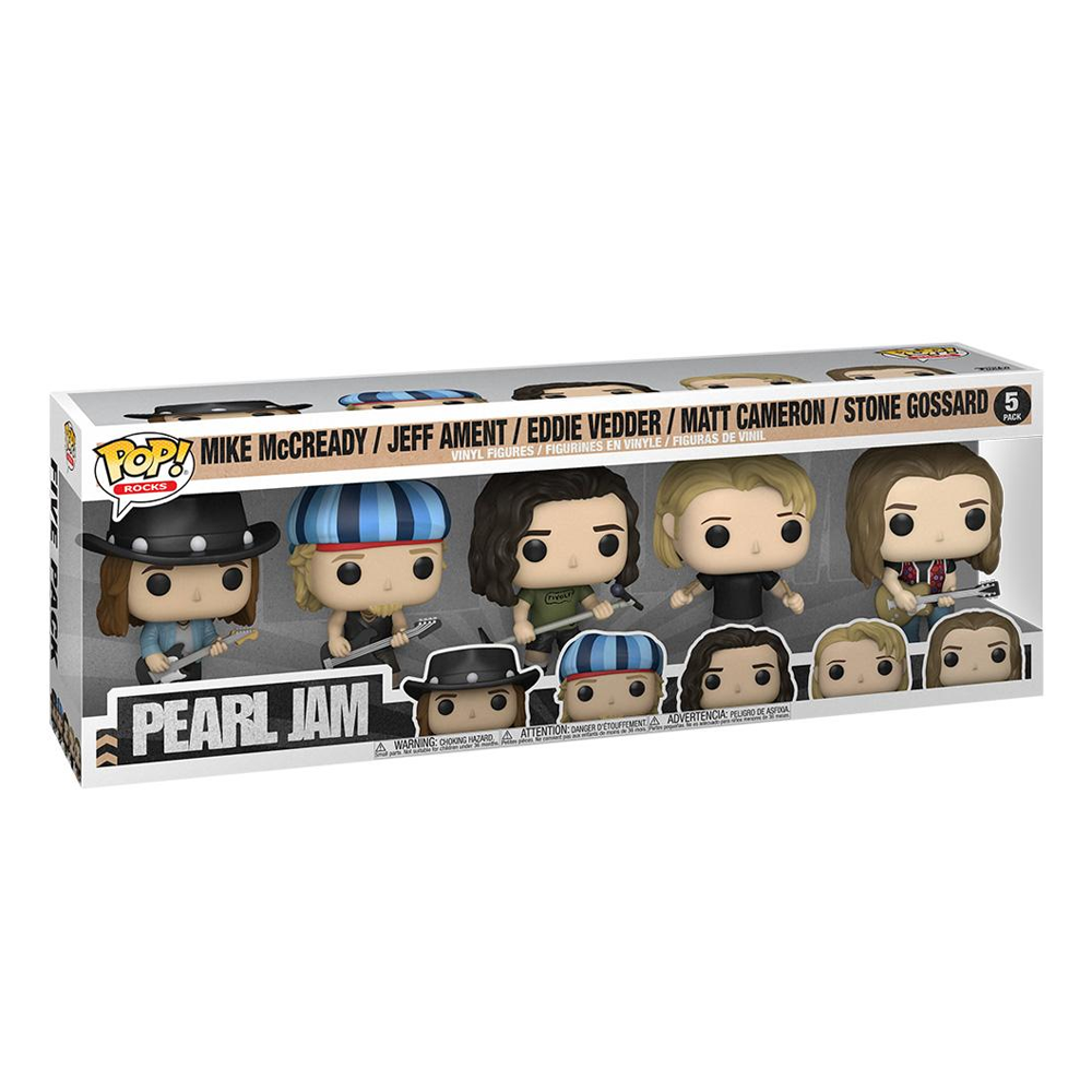 Funko POP! Rocks - Pearl Jam 5-Pack Vinyl Figure - Bards & Cards