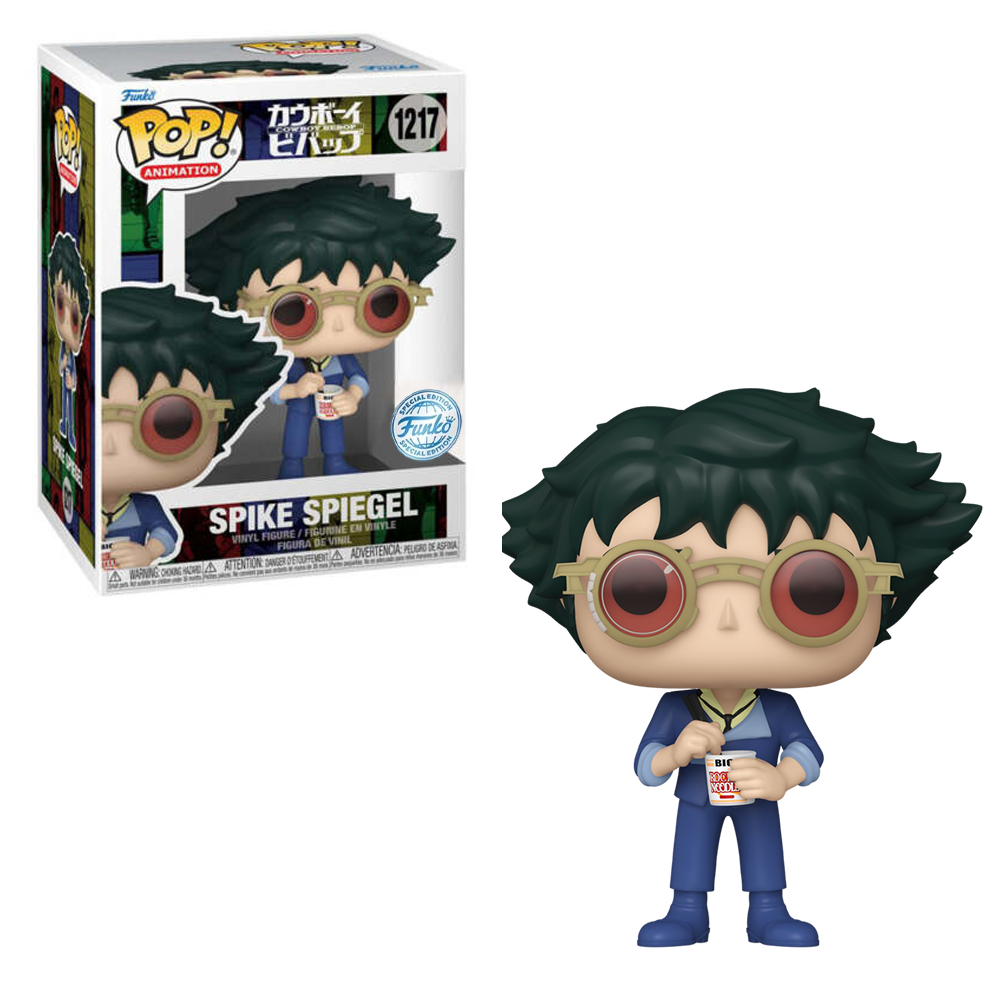 Funko POP! Cowboy Bebop - Spike Spiegel with Noodles Vinyl Figure #1217 Special Edition [READ DESCRIPTION]