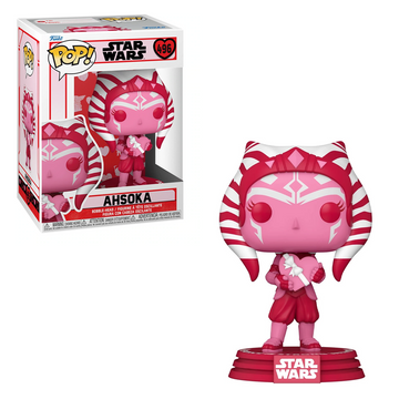 Funko POP! Star Wars: Valentines - Ahsoka Vinyl Figure #496 - Bards & Cards
