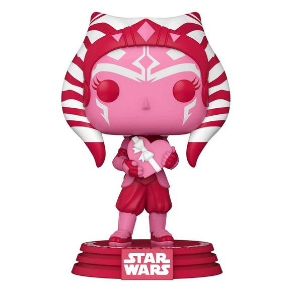 Funko POP! Star Wars: Valentines - Ahsoka Vinyl Figure #496 - Bards & Cards