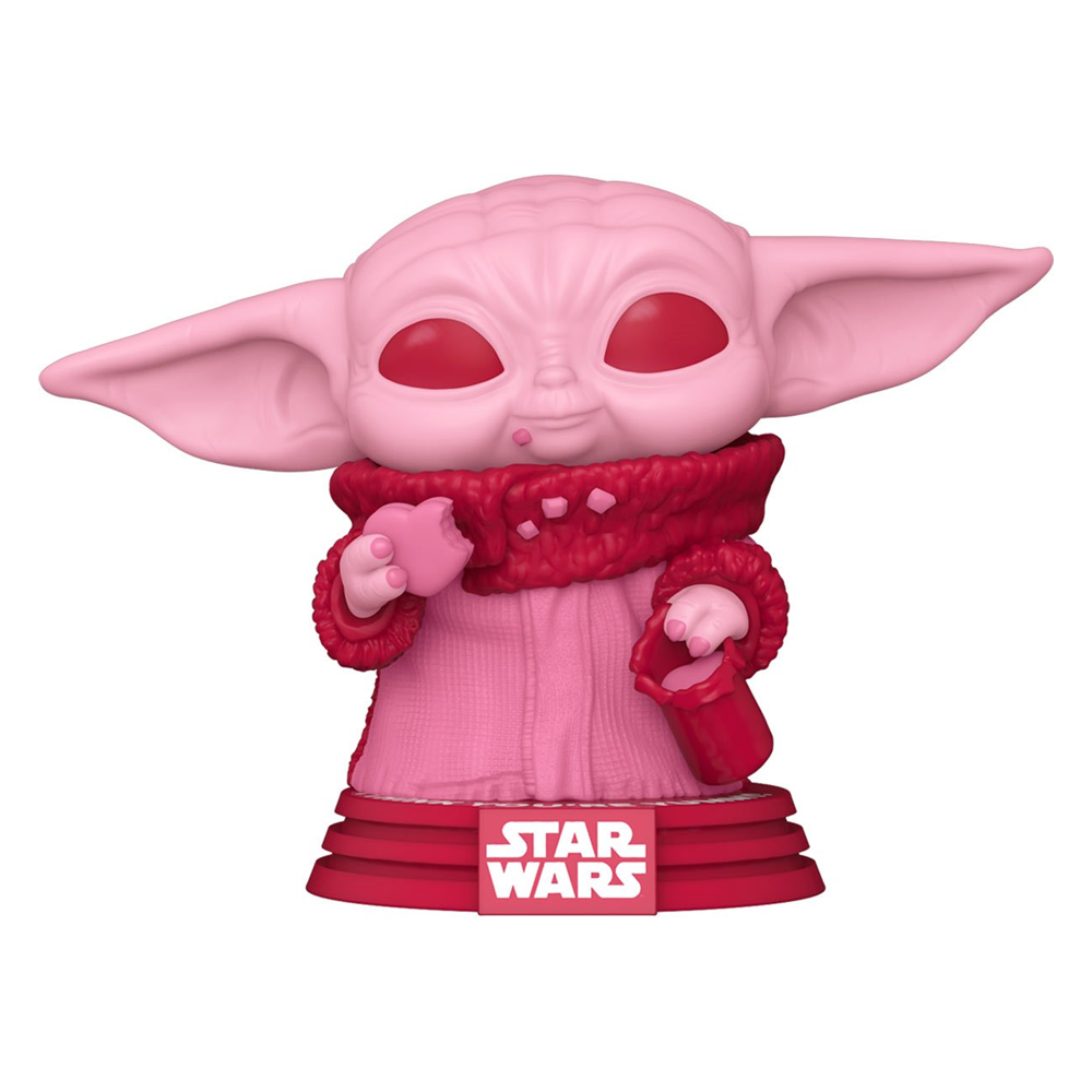 Funko POP! Star Wars: Valentines - Grogu Vinyl Figure #493 - 0