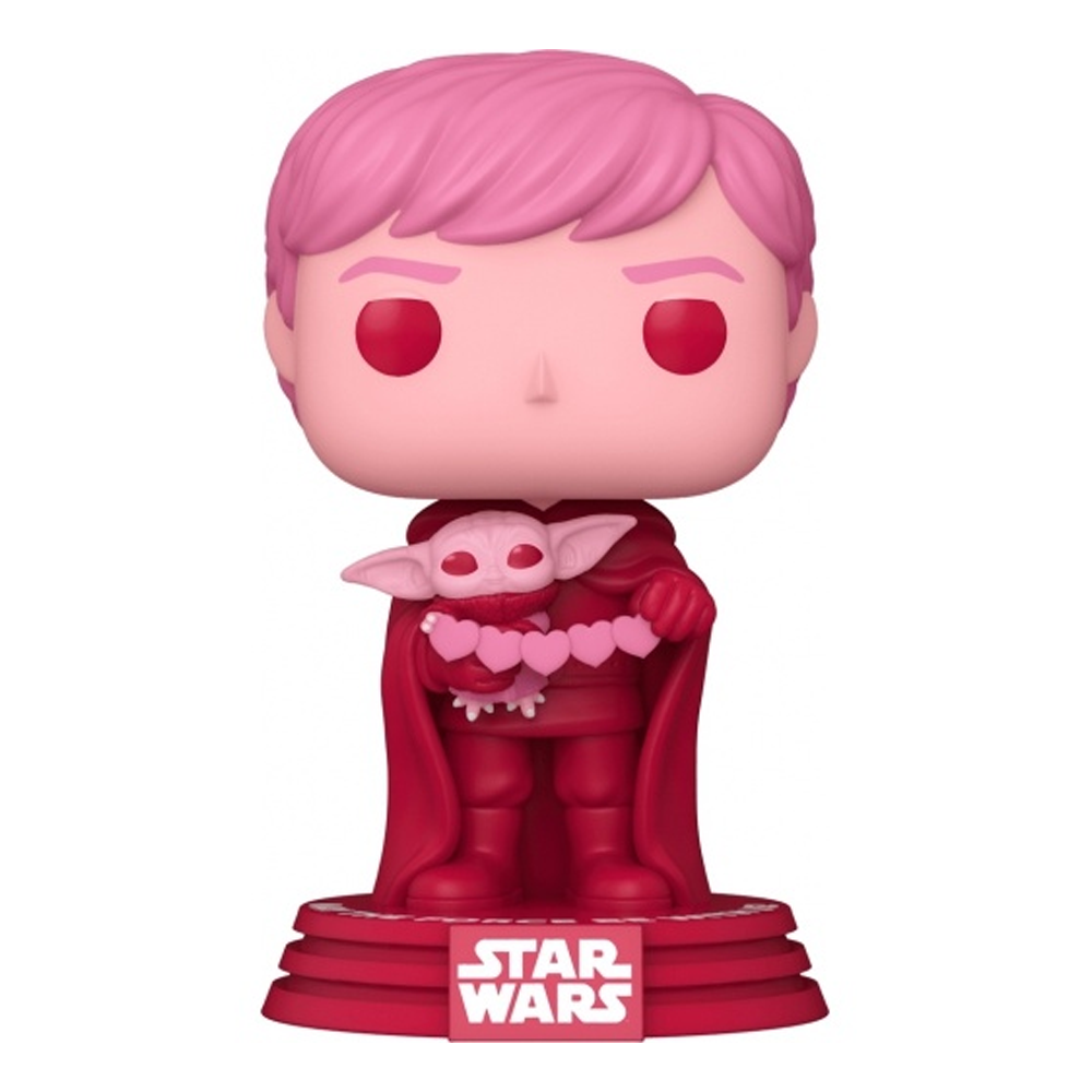 Funko POP! Star Wars: Valentines - Luke and Grogu Vinyl Figure #494 - 0