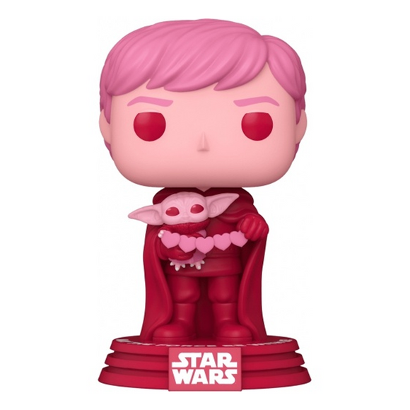 Funko POP! Star Wars: Valentines - Luke and Grogu Vinyl Figure #494 - Bards & Cards