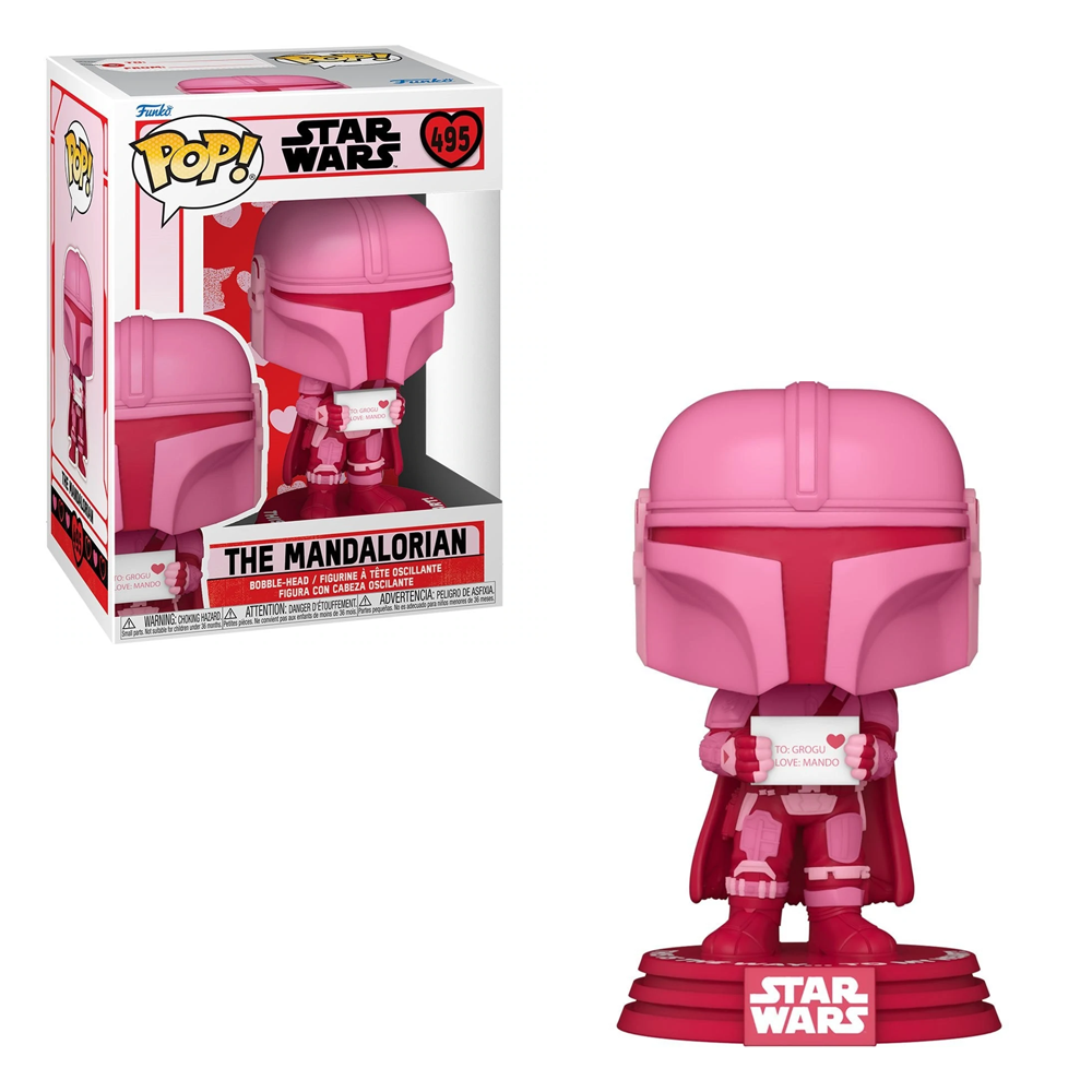 Funko POP! Star Wars: Valentines - Mandalorian Vinyl Figure #495