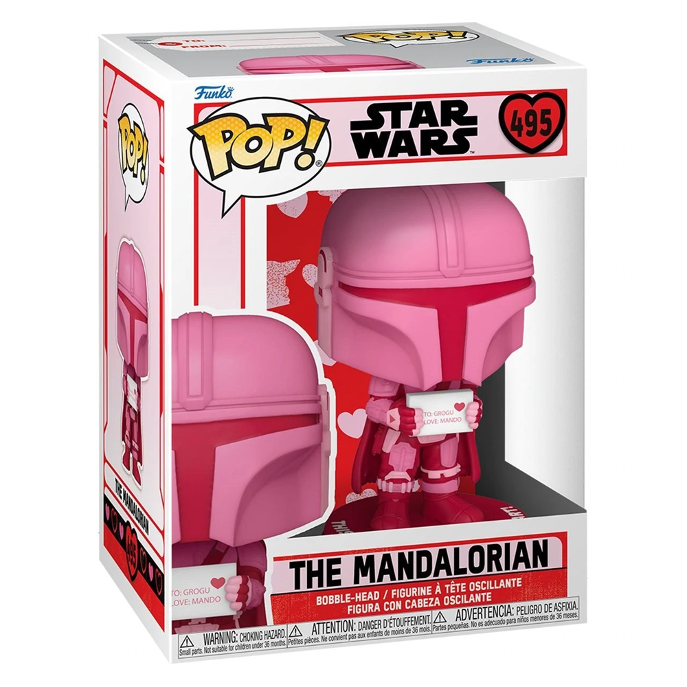 Funko POP! Star Wars: Valentines - Mandalorian Vinyl Figure #495