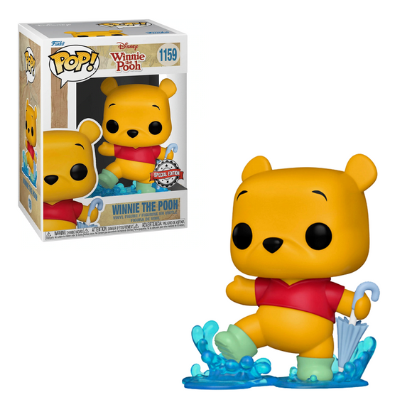 Funko POP! Winnie the Pooh - Rainy Day Pooh Vinyl Figure #1159 Special Edition Exclusive [READ DESCRIPTION] - Bards & Cards