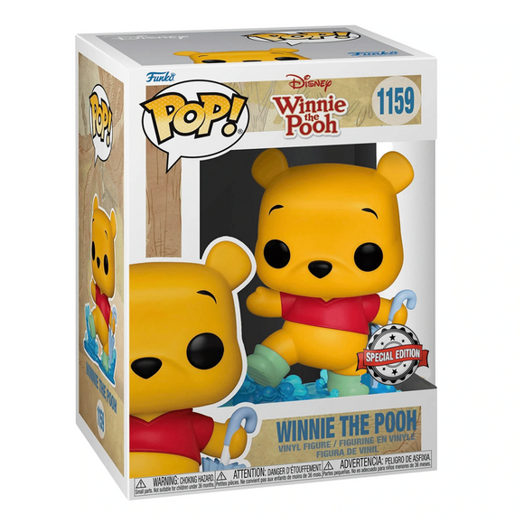 Funko POP! Winnie the Pooh - Rainy Day Pooh Vinyl Figure #1159 Special Edition Exclusive [READ DESCRIPTION] - Bards & Cards