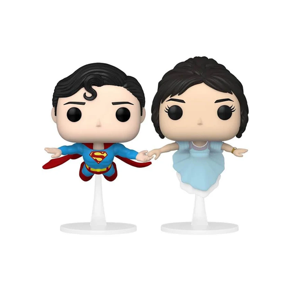 Funko POP! DC - Superman and Lois Flying 2-Pack Vinyl Figure Special Edition Exclusive - Bards & Cards