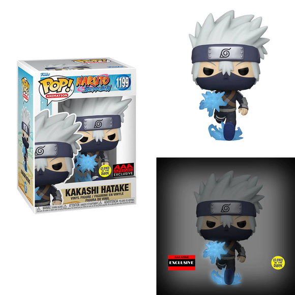 Funko POP! Naruto Shippuden - Kakashi Hatake Vinyl Figure #1199 AAA Anime Exclusive - Bards & Cards