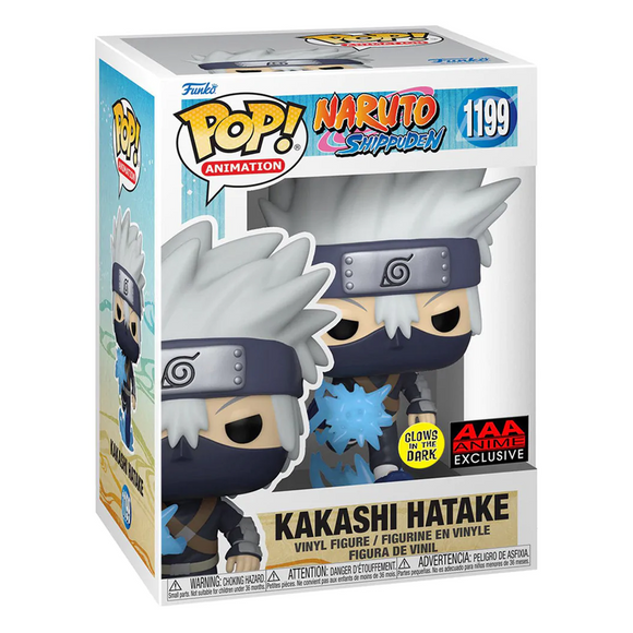Funko POP! Naruto Shippuden - Kakashi Hatake Vinyl Figure #1199 AAA Anime Exclusive - Bards & Cards