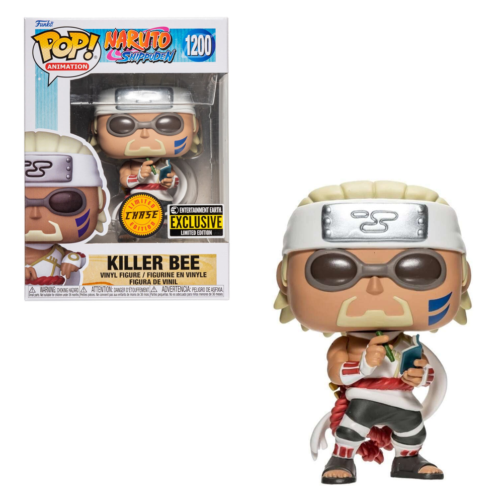 Funko POP! Naruto - Killer Bee Vinyl Figure #1200 Entertainment Earth Exclusive [READ DESCRIPTION]