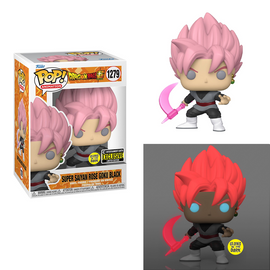 Funko POP! Dragon Ball Super - Super Saiyan Rose Goku Black (Glow in the Dark) Vinyl Figure #1279 Entertainment Earth Exclusive [READ DESCRIPTION] - Bards & Cards