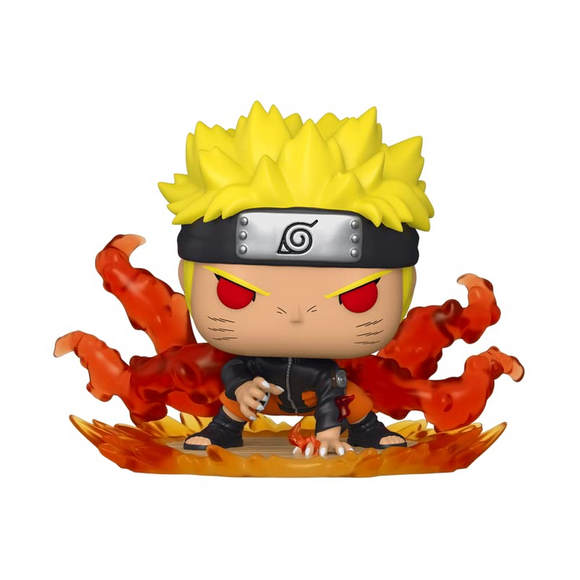 Funko POP! Deluxe: Naruto Shippuden - Naruto Uzumaki as Nine Tails Vinyl Figure #1233 LA Comic Con 2022 Share Exclusive - Bards & Cards