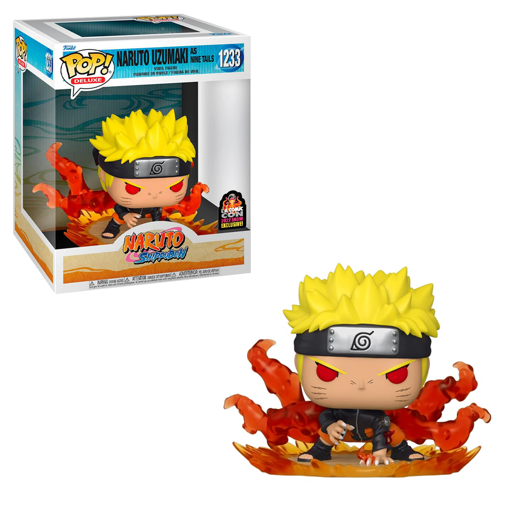 Funko POP! Deluxe: Naruto Shippuden - Naruto Uzumaki as Nine Tails Vinyl Figure #1233 LA Comic Con 2022 Share Exclusive [READ DESCRIPTION]