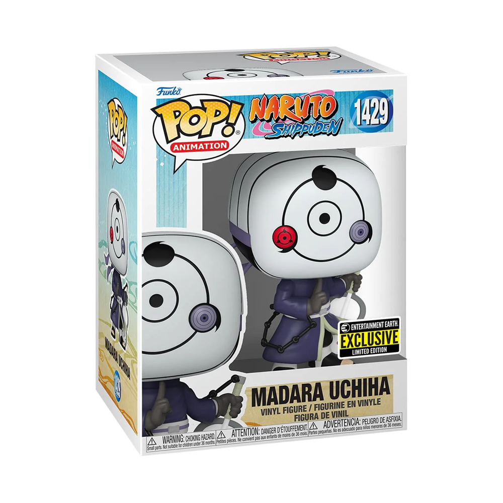 Funko POP! Naruto Shippuden - Madara Uchiha (Masked) Vinyl Figure #1429 Entertainment Earth Exclusive [READ DESCRIPTION] - Bards & Cards