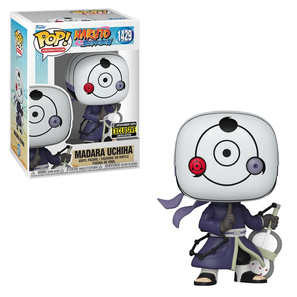 Funko POP! Naruto Shippuden - Madara Uchiha (Masked) Vinyl Figure #1429 Entertainment Earth Exclusive [READ DESCRIPTION] - Bards & Cards