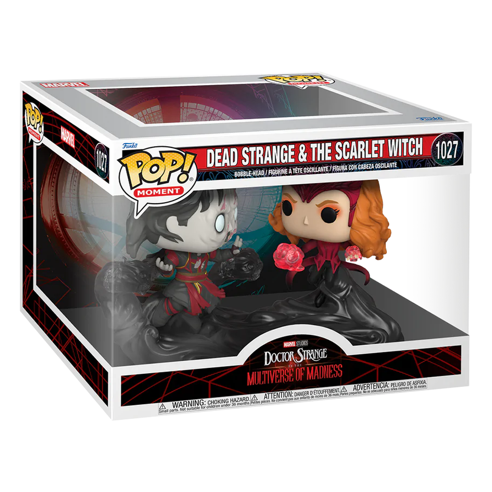 [PRE-ORDER] Funko POP Moment: Doctor Strange in the Multiverse of Madness - Stellar Vortex - Dead Strange + The Scarlet Witch Vinyl Figure #1027