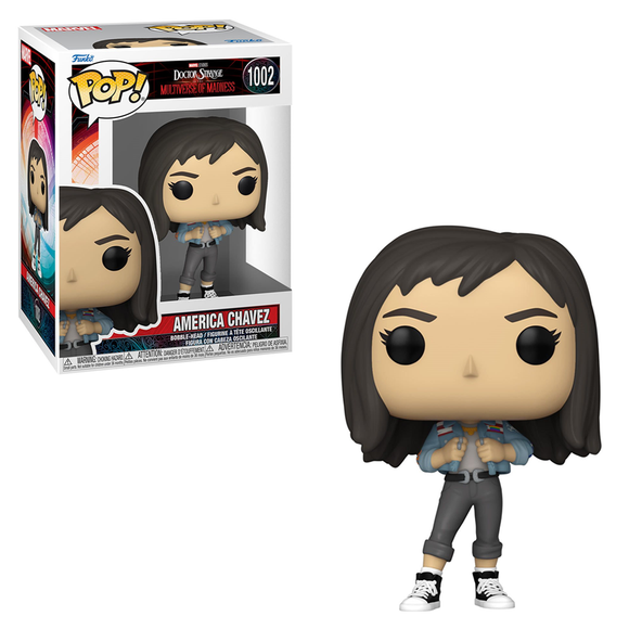 [PRE-ORDER] Funko POP! Doctor Strange in the Multiverse of Madness - America Chavez Vinyl Figure #1002 - Bards & Cards