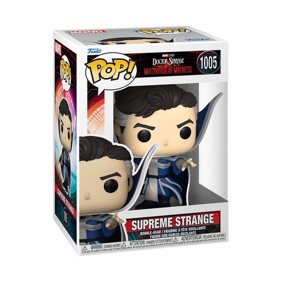 [PRE-ORDER] Funko POP! Doctor Strange in the Multiverse of Madness - Supreme Strange Vinyl Figure #1005 - Bards & Cards