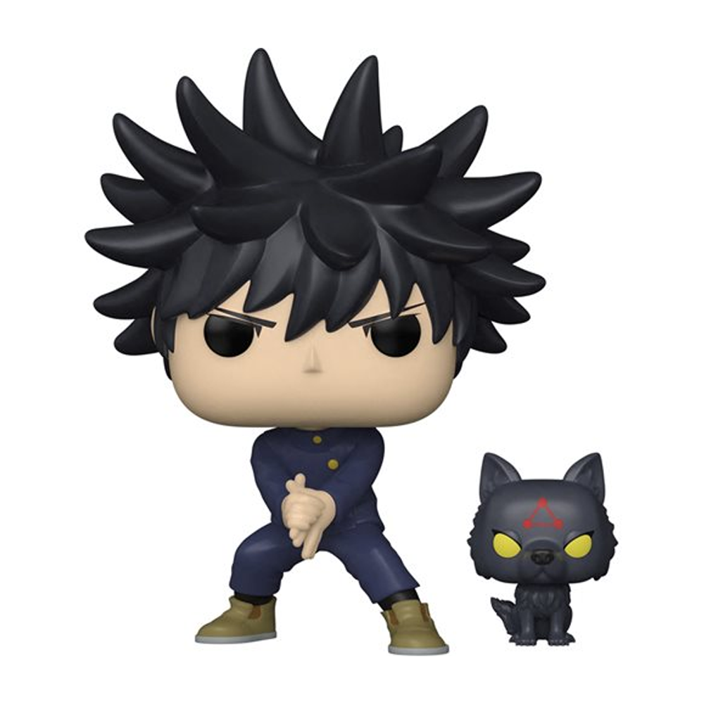 Funko POP! Jujutsu Kaisen - Megumi with Dogs Vinyl Figure #1112 - Bards & Cards
