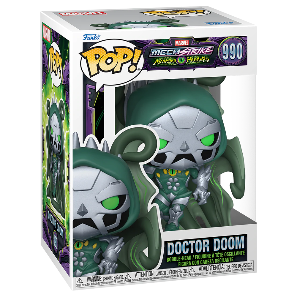 Funko POP! Mech Strike: Monster Hunters - Doctor Doom Vinyl Figure #990