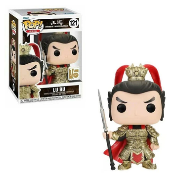Funko POP! Three Kingdoms - Lu Bu Vinyl Figure #121 MindStyle Exclusive - Bards & Cards