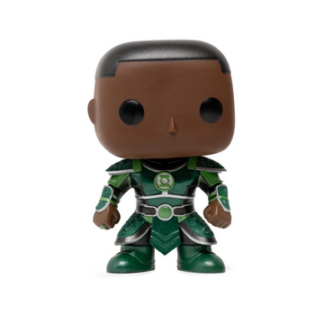 Funko POP! DC Heroes Imperial Palace - Green Lantern (Metallic) Vinyl Figure #400 2021 Fall Convention Exclusive - Bards & Cards