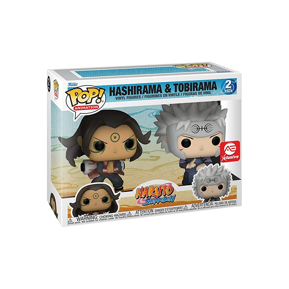 Funko POP! Naruto Shippuden - Hashirama and Tobirama 2-Pack Vinyl Figure Alliance Entertainment Exclusive [READ DESCRIPTION] - Bards & Cards