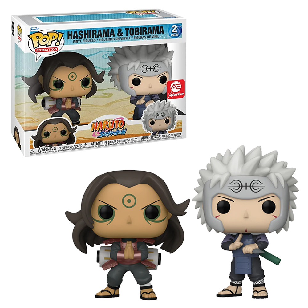 Funko POP! Naruto Shippuden - Hashirama and Tobirama 2-Pack Vinyl Figure Alliance Entertainment Exclusive [READ DESCRIPTION] - Bards & Cards