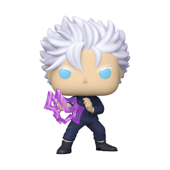 Funko POP! Jujutsu Kaisen - Satoru Gojo (Unmasked with Hollow Purple) Vinyl Figure #1137 Chalice Exclusive [READ DESCRIPTION] - Bards & Cards