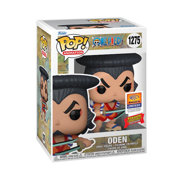 Funko POP! One Piece - Oden Vinyl Figure #1275 ToyStop WonderCon Exclusive [READ DESCRIPTION] - Bards & Cards