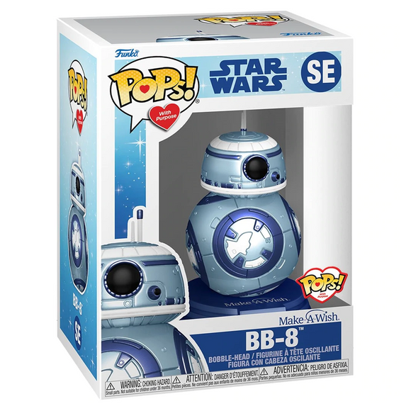 Funko POP! Make A Wish - BB-8 (Metallic) Vinyl Figure - Bards & Cards
