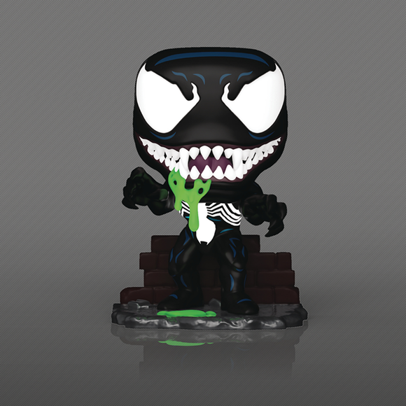 Funko POP! Comic Cover: Marvel - Venom (Glow in the Dark) Vinyl Figure #10 Preview Exclusive (PX) - Bards & Cards