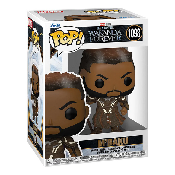 Funko POP! Marvel: Black Panther Wakanda Forever - M'Baku Figure #1098 - Bards & Cards