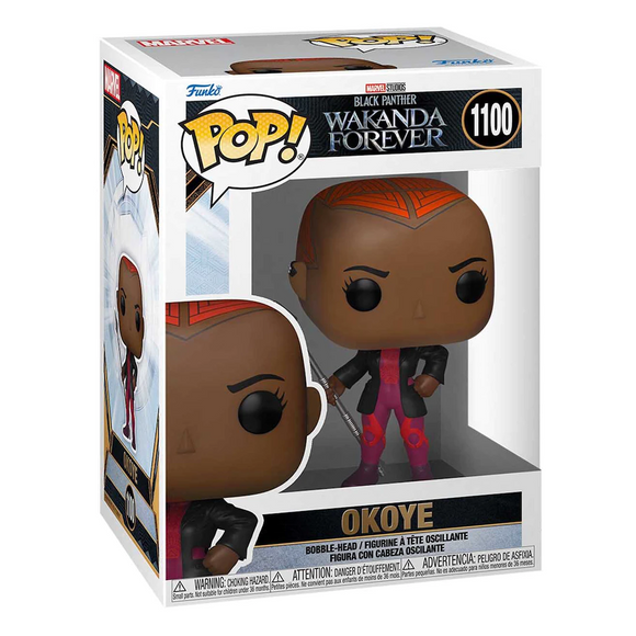 Funko POP! Marvel: Black Panther Wakanda Forever - Okoye Figure #1100 - Bards & Cards
