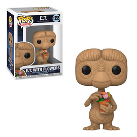 [PRE-ORDER] Funko POP! E.T. 40th - E.T. with Flowers Vinyl Figure #1255 - Bards & Cards