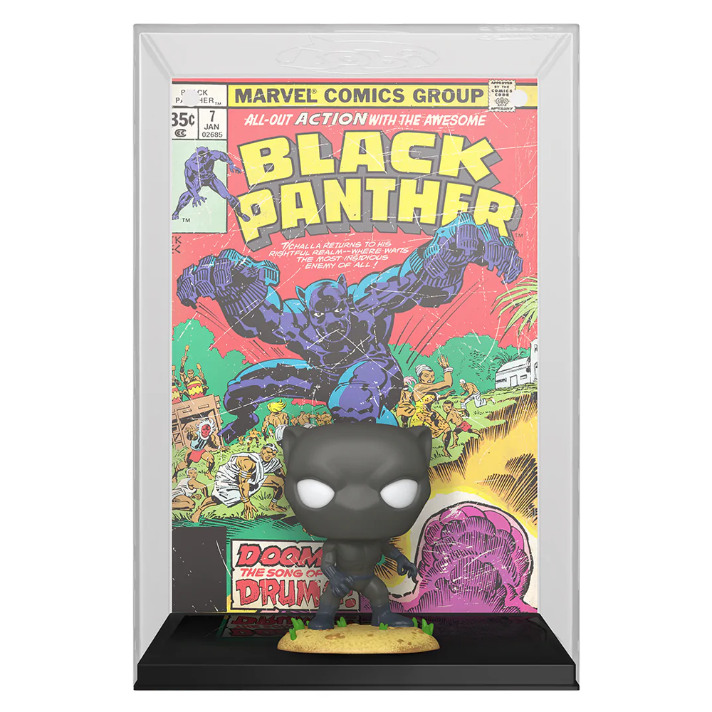 [PRE-ORDER] Funko POP! Comic Cover: Marvel - Black Panther Vinyl Figure #18 - 0