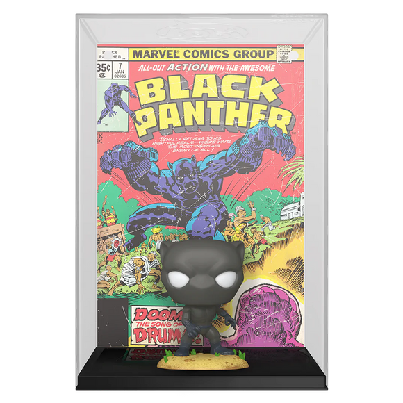 [PRE-ORDER] Funko POP! Comic Cover: Marvel - Black Panther Vinyl Figure #18 - Bards & Cards