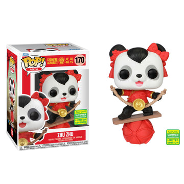 Funko POP! Chinese Acrobatics - Zhu Zhu Vinyl Figure #170 Summer Convention 2022 Exclusive - Bards & Cards