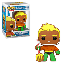 [PRE-ORDER] Funko POP! DC Holiday - Gingerbread Aquaman Vinyl Figure #445 - Bards & Cards