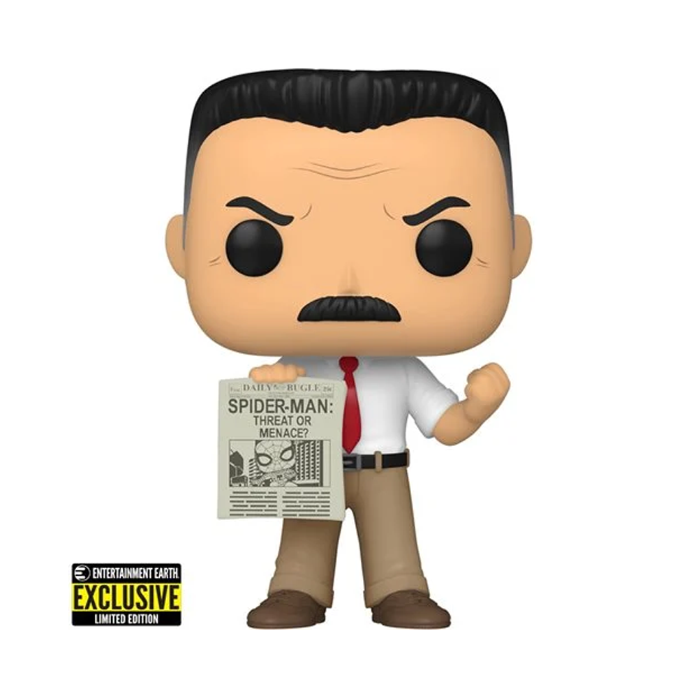 Funko POP! Spider-Man - J. Jonah Jameson Vinyl Figure #1057 Entertainment Earth Exclusive - 0