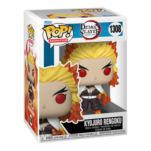 [PRE-ORDER] Funko POP! Demon Slayer: Kimetsu no Yaiba - Kyojuro Rengoku Vinyl Figure #1308 - Bards & Cards