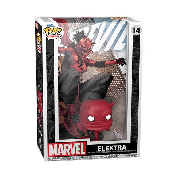 [PRE-ORDER] Funko POP! Comic Cover: Daredevil - Elektra Vinyl Figure #14 - Bards & Cards