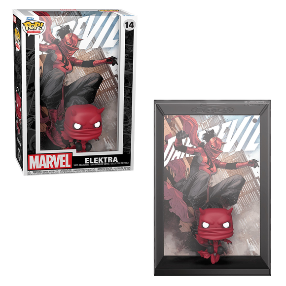 [PRE-ORDER] Funko POP! Comic Cover: Daredevil - Elektra Vinyl Figure #14 - Bards & Cards