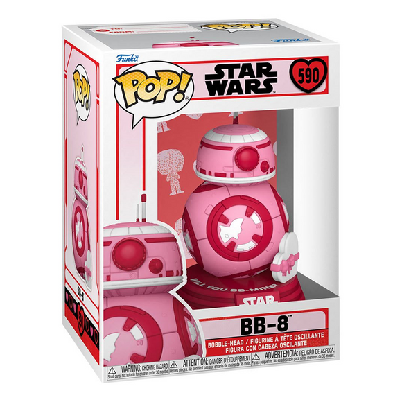 Funko POP! Star Wars: Valentines - BB-8 Vinyl Figure #590 - Bards & Cards