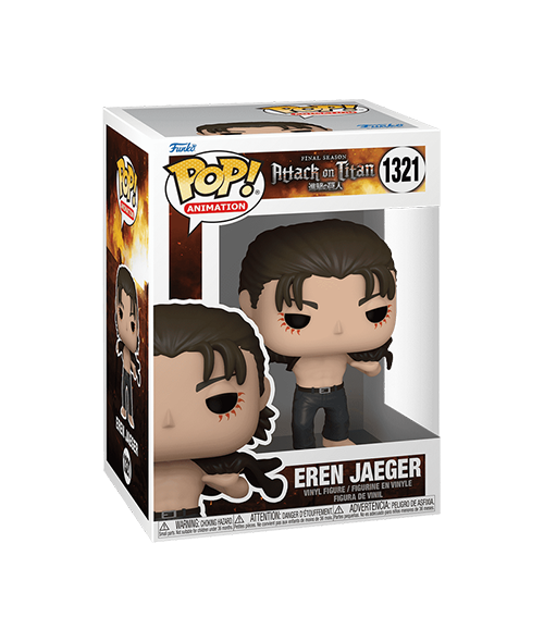 Funko POP! Attack on Titan: Final Season - Eren Jeager Vinyl Figure #1321 - Bards & Cards
