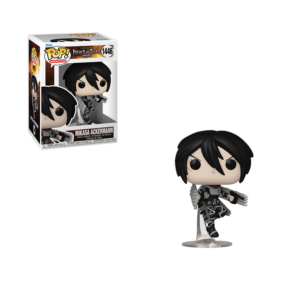 Funko POP! Attack on Titan: Final Season - Mikasa Ackerman Vinyl Figure #1446 - Bards & Cards