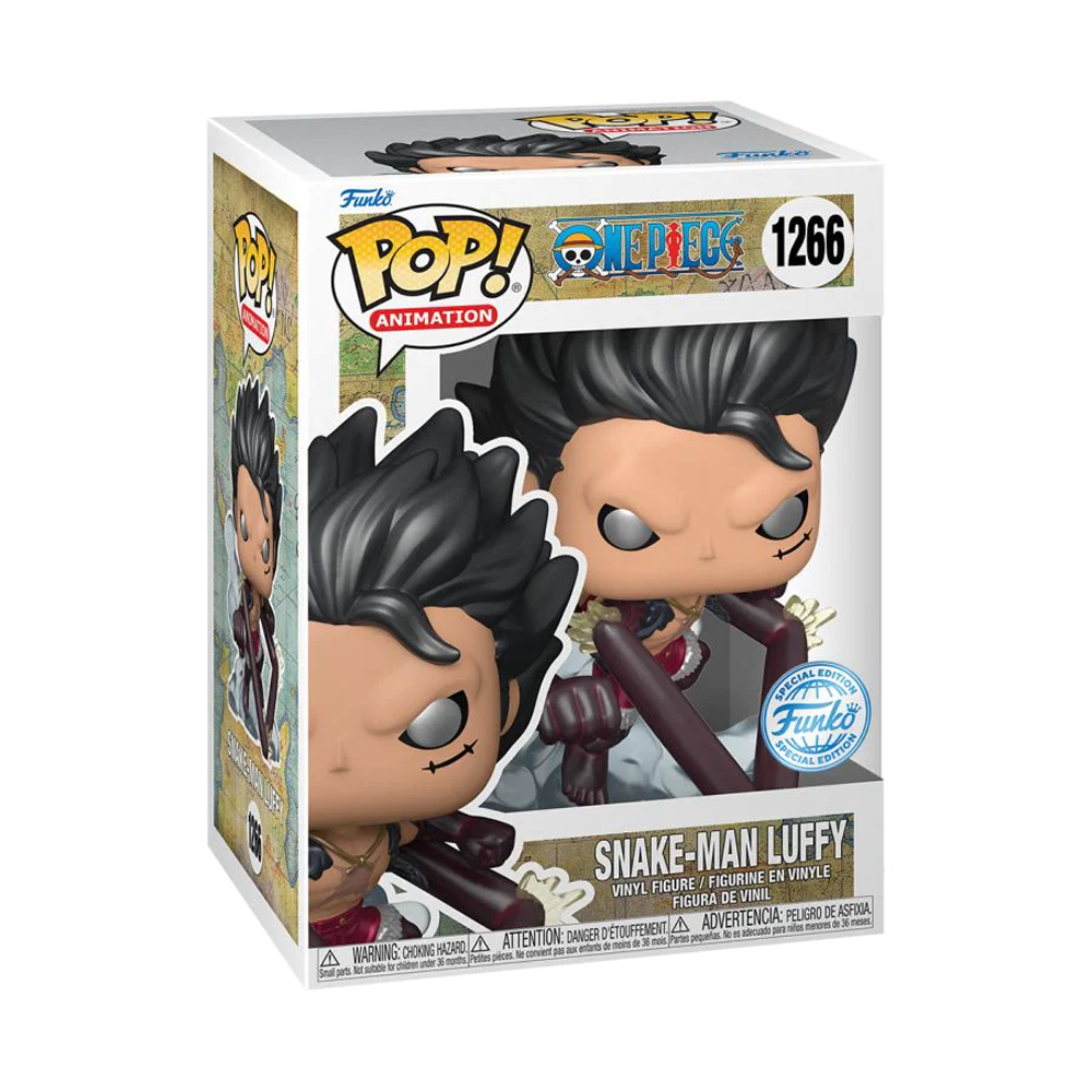 Funko POP! One Piece - Snake-Man Luffy (Metallic) Vinyl Figure #1266 Special Edition Exclusive [READ DESCRIPTION]